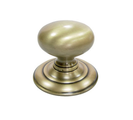 POMO FIJO LATON PATINADO LISO